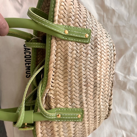 Jacquemus Olive and Beige Tote Bag - Picture 4 of 4